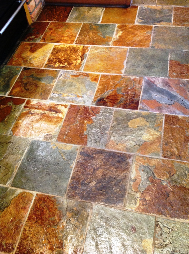 Porcelain tile floor | Stone Cleaning and Polishing tips for Slate floors