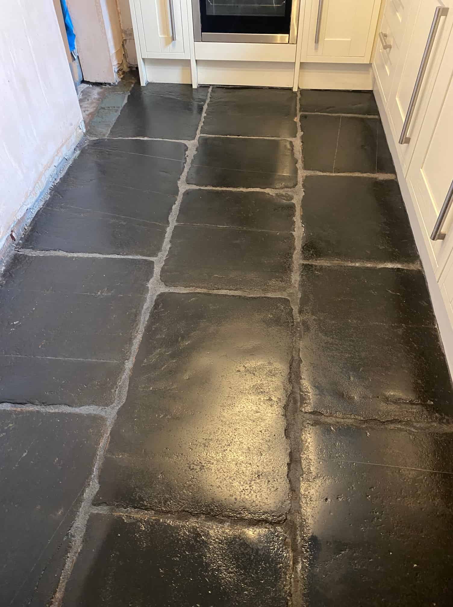 Black Slate Floor After Renovation Ullswater