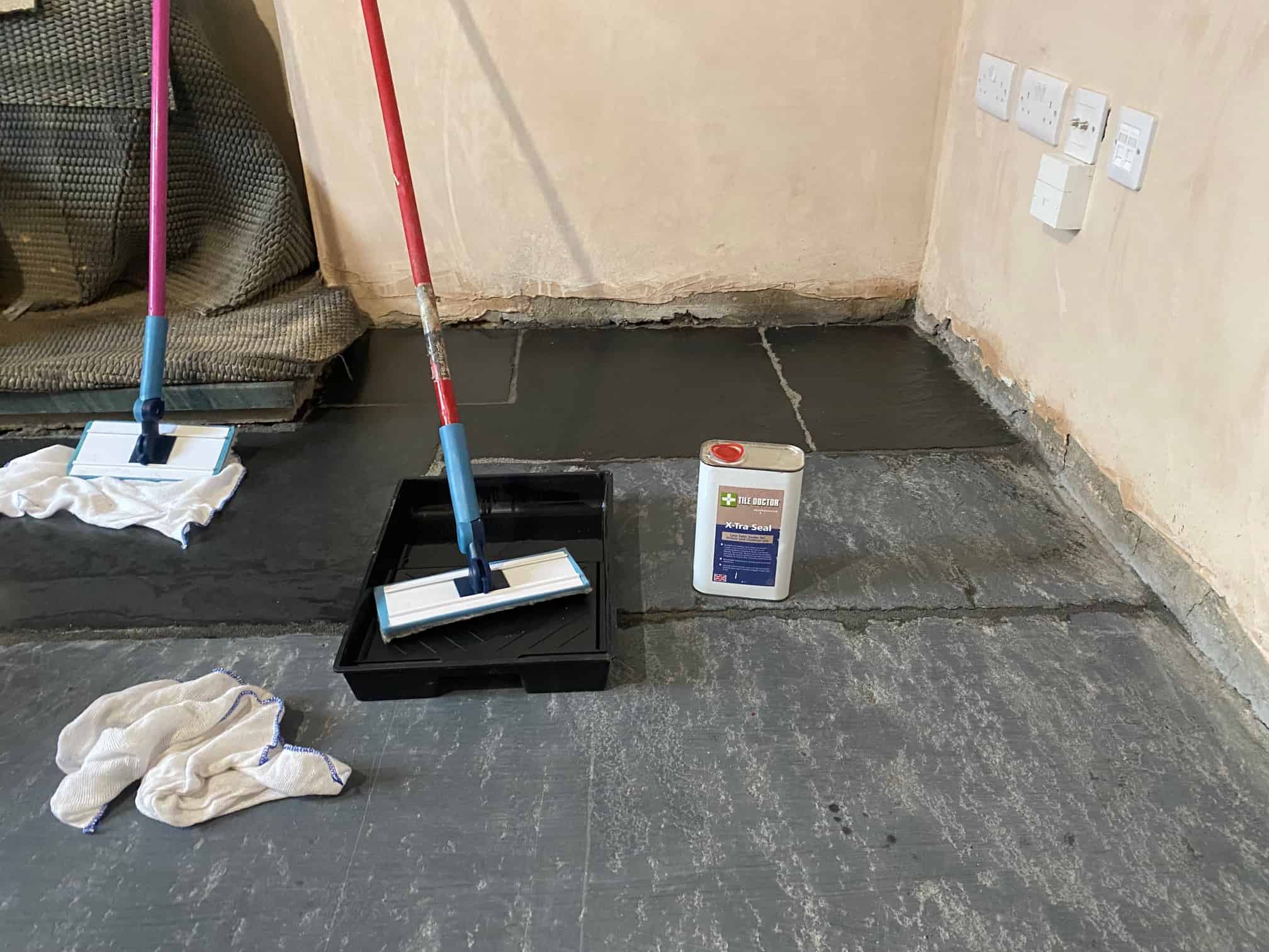 Black Slate Floor Renovation Ullswater